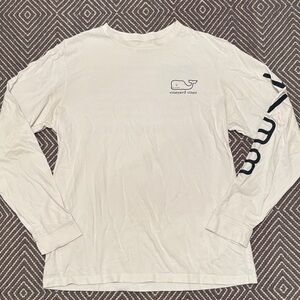 Vineyard Vines men’s White Long Sleeve Tee Sz M